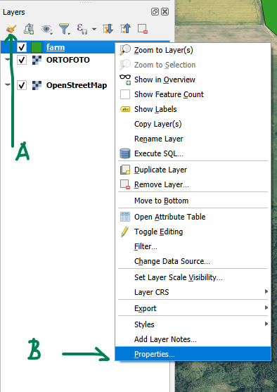 QGIS Styling and Properties